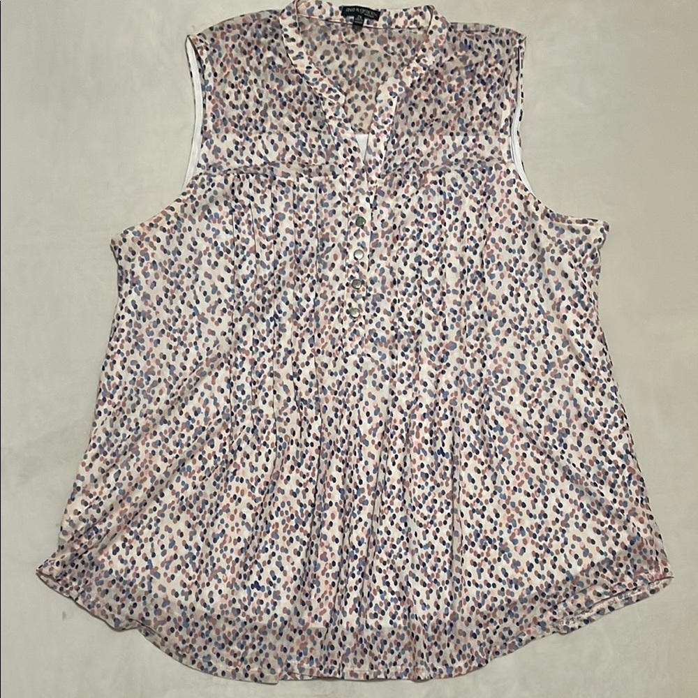 Women's Sleeveless Printed Top